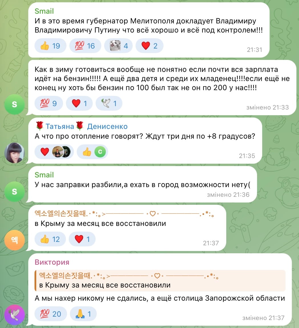 Энергетический коллапс в Мелитополе: оккупанты впервые признали масштаб разрушений, пока Балицкий рапортует Кремлю об «успехах» 2